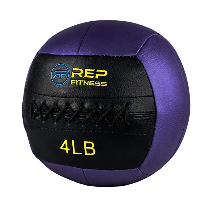 Rep Small Wall Ball for Strength and Conditioning Workouts / 10 inch Soft Medicine Ball