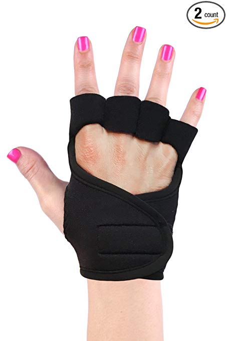 G-Loves Silicone Gel Padded Neoprene Gloves for Wrist Support Gelometrics Studio Gloves | Pilates, Lagree, Yoga, Spinning, Cycling | Help Eliminate Hand and Wrist Pain