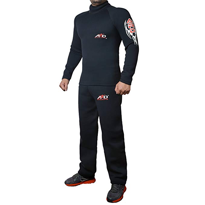 ARD-Champs Heavy Duty Neoprene Sweat Suit Sauna Exercise Gym weight loss Suit Fitness