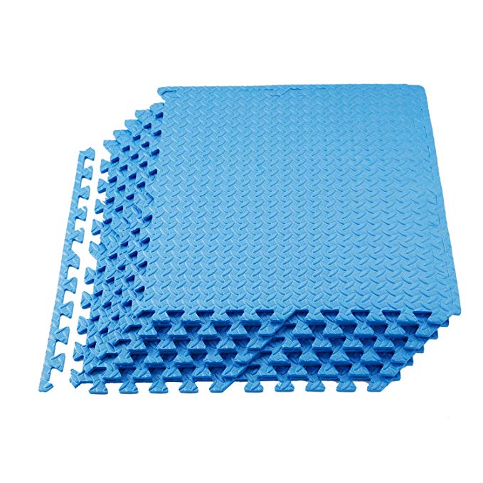 1INCH Puzzle Exercise Mat,EVA Foam Interlocking Tiles, Cushion for Workouts,Yoga Gym Equipment Exercise Fitness Protective Flooring